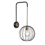 Escada 10176/1A E27*60W Black/Brass