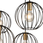 Escada 10176/6 E27*60W Black/Brass — изображение 3