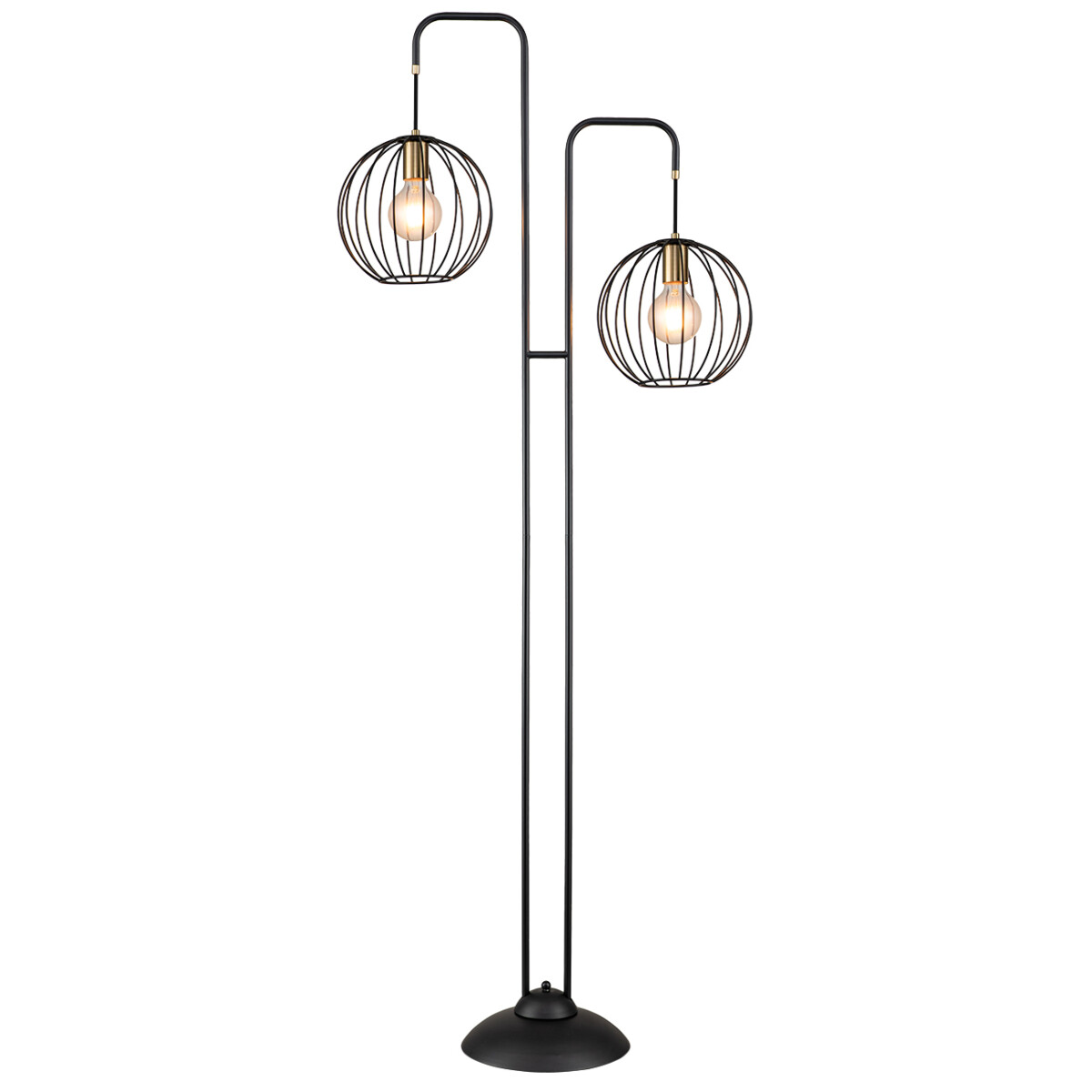 Escada 10176/2 E27*60W Black/Brass — изображение 1