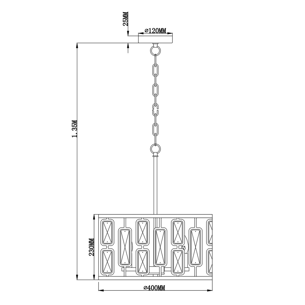 Escada 2102/4S Е27*60W Chrome — изображение 6
