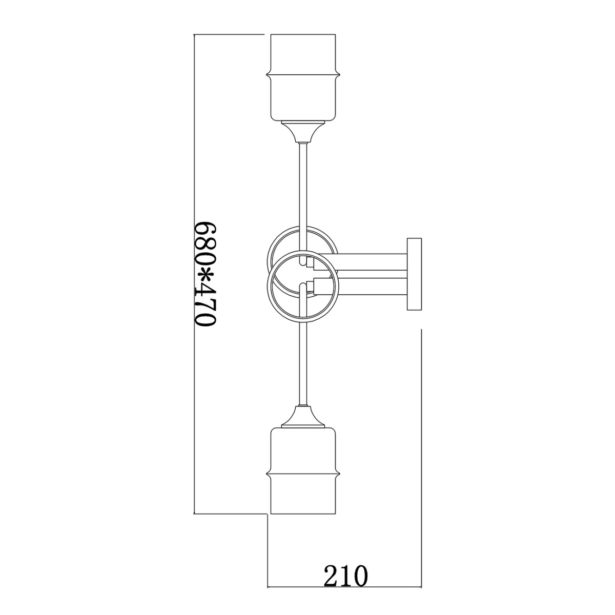 Escada 699/4P E27*60W Black — изображение 6