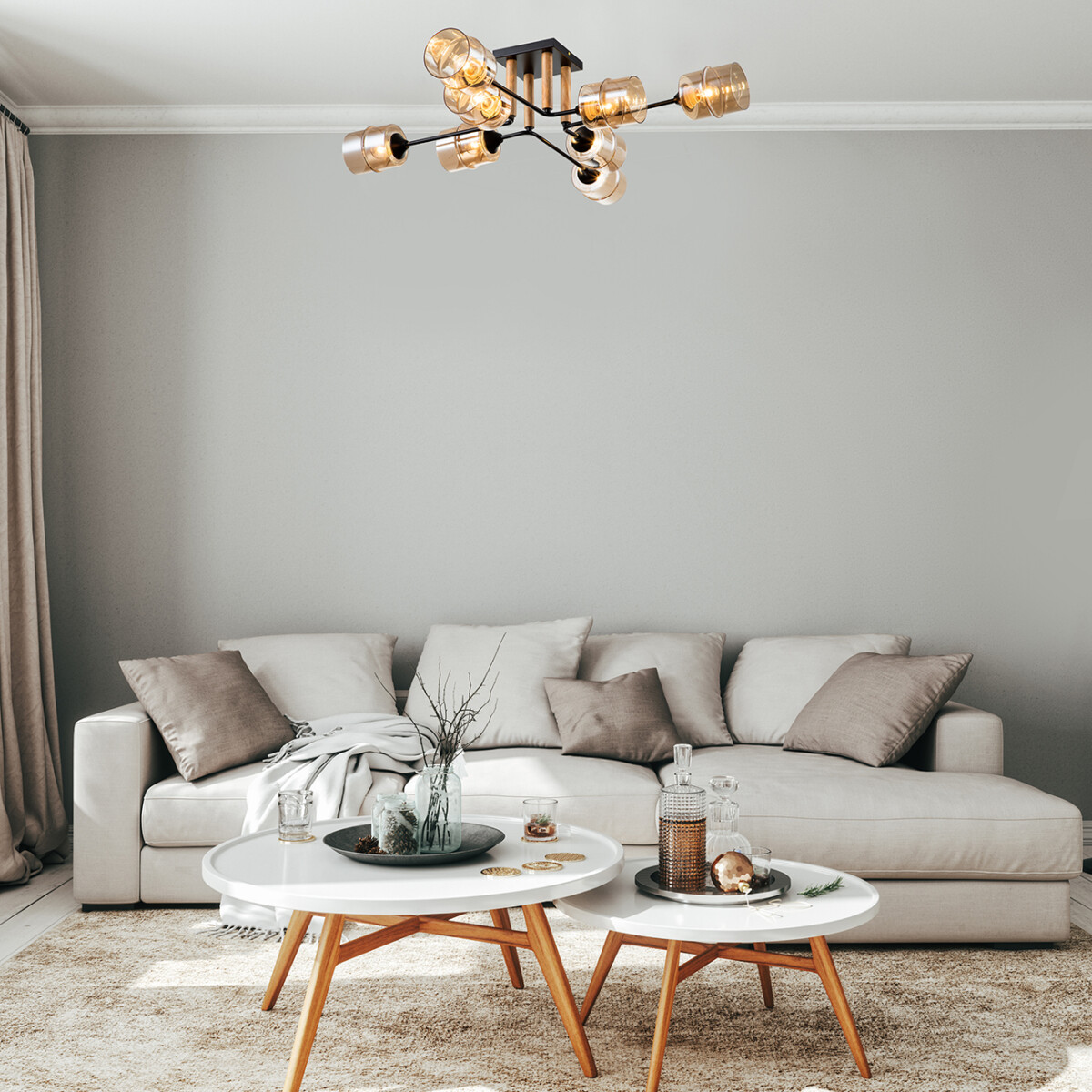 Escada 699/8P E27*60W Black — изображение 5