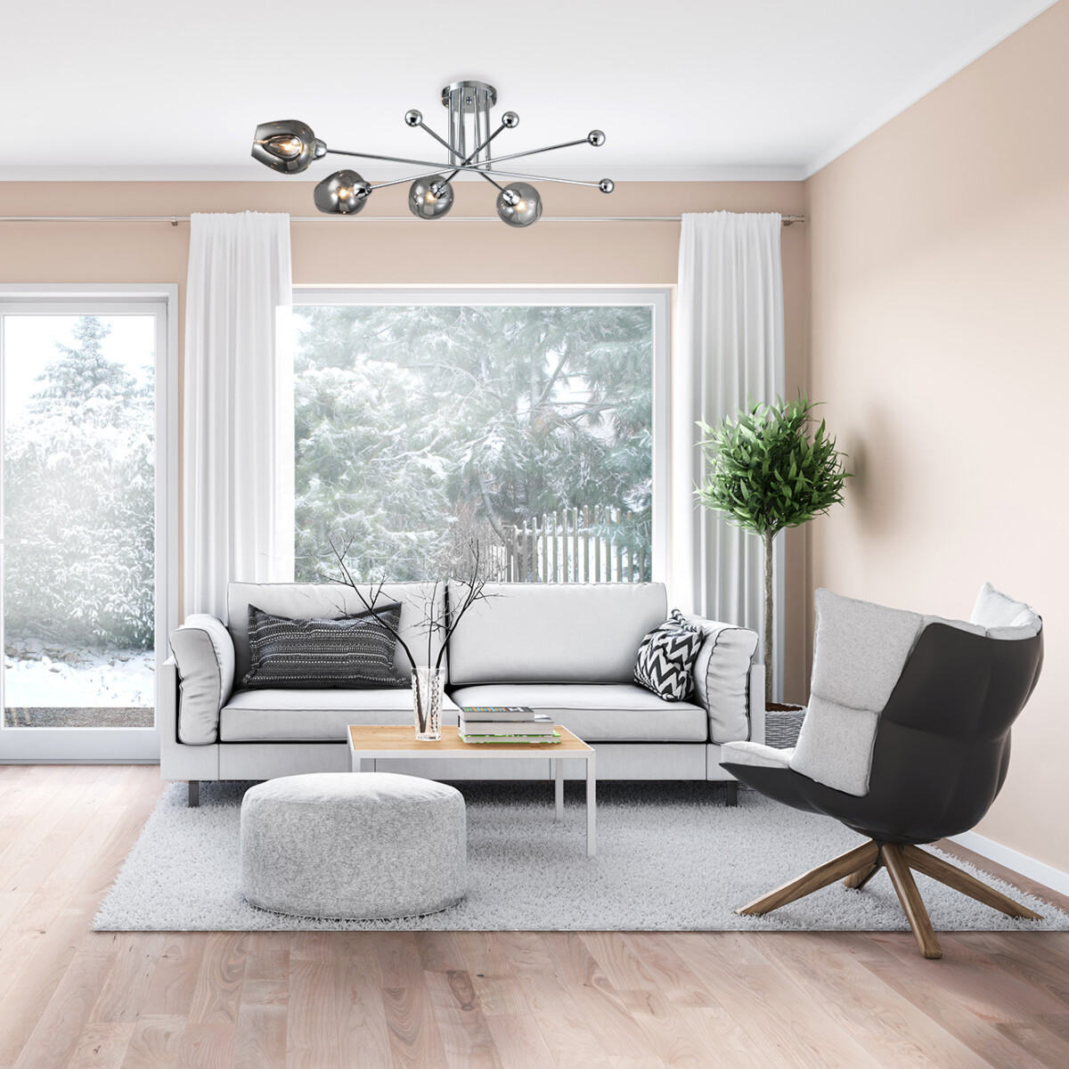 Escada 695/4P E14*40W Chrome — изображение 5