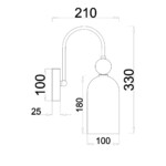 Escada 686/1A E14*60W Copper — изображение 6