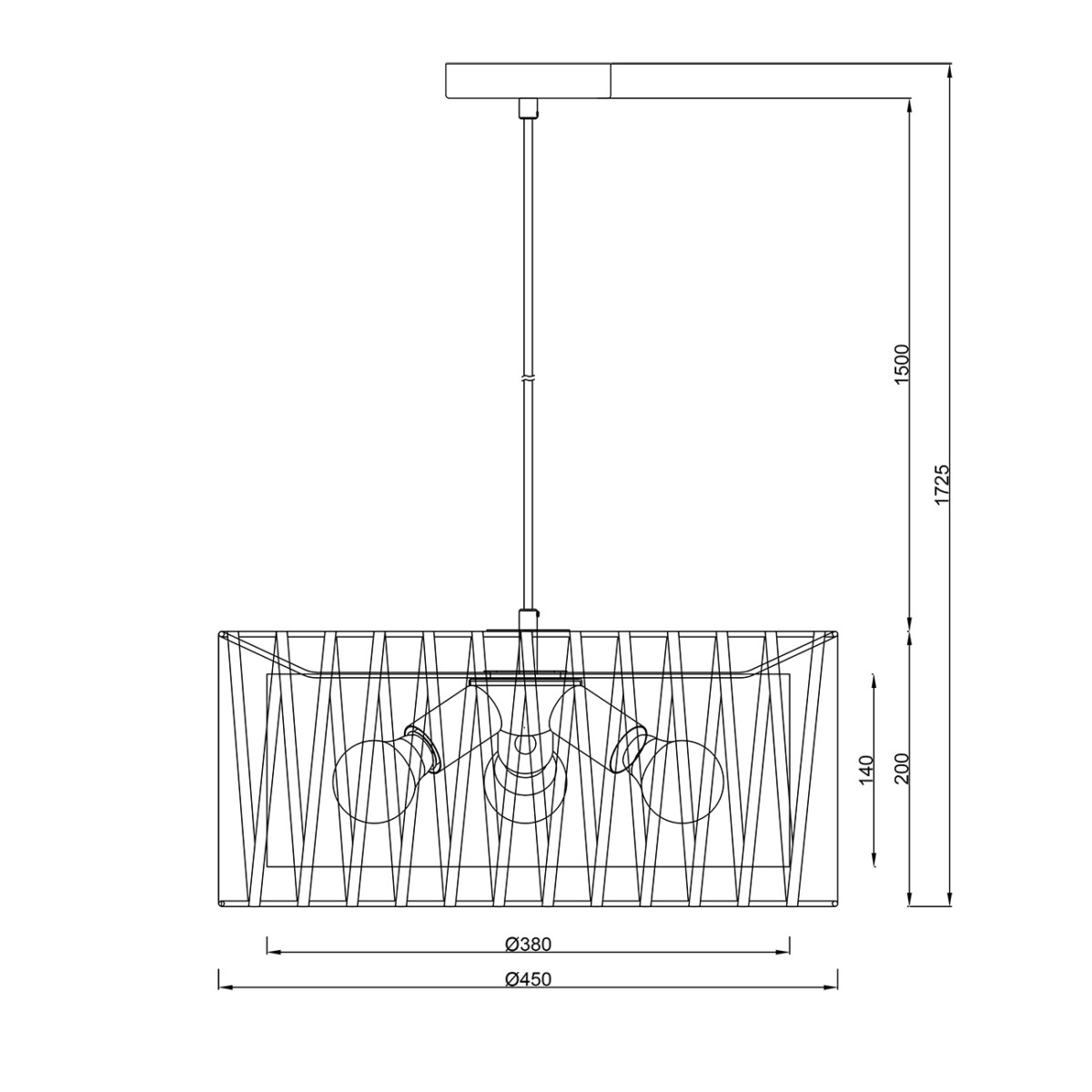 Escada 10181/3S E27*60W Black/Silver — изображение 6