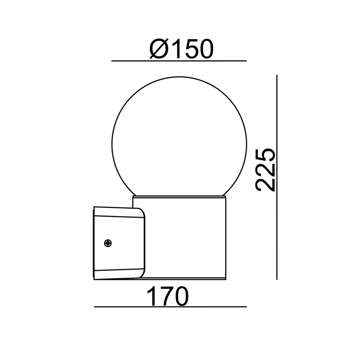 Escada 30001W/01 E27*20W IP44 Dark grey — изображение 3