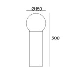 Escada 30001G/01 E27*20W IP44 Dark grey — изображение 3