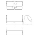 Escada 30002W/01 LED*30W IP65 Black — изображение 4