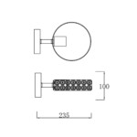 Escada 679/1A E27*60W Black/Wood — изображение 5