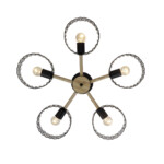 Escada 679/5P E27*60W Black/Wood — изображение 3