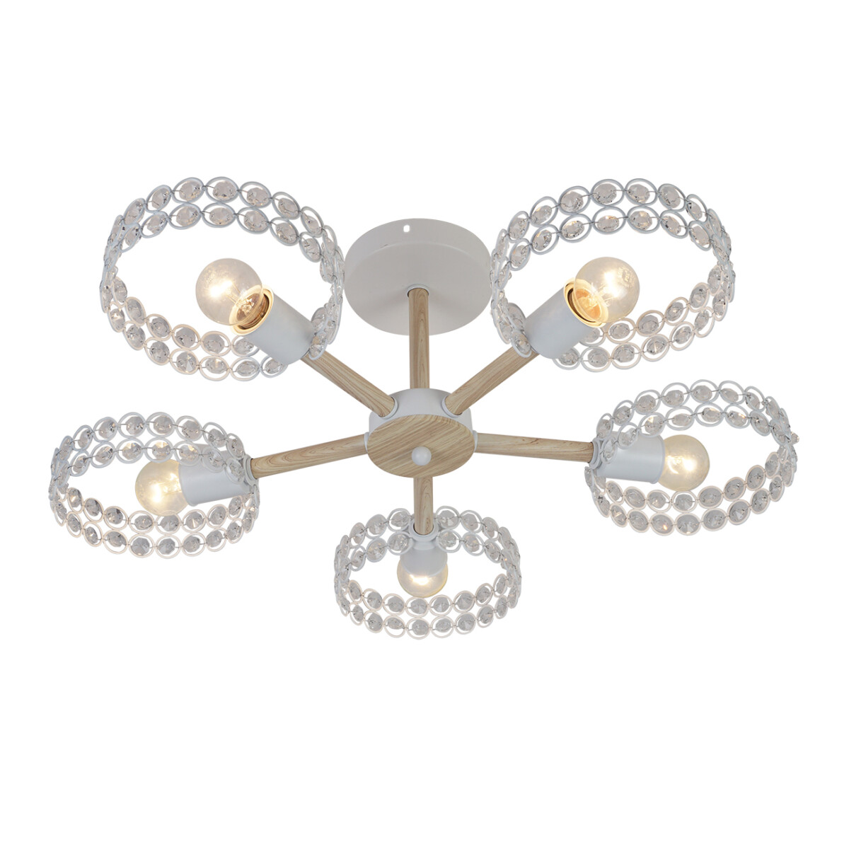 l94390 Escada 679/5P E27*60W White/Wood — изображение 1