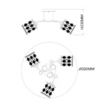 Escada 1106/3PL E27*40W Chrome — изображение 6