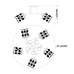 Escada 1106/5PL E27*40W Chrome — изображение 6