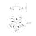 Escada 1110/5PL E27*40W Gold — изображение 5