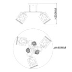 Escada 1118/3PL E27*40W Gold — изображение 5