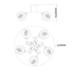 Escada 1121/5PL E27*40W Gold — изображение 5