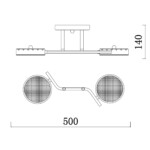 Escada 10273/2 LED*24W Champagne gold — изображение 4