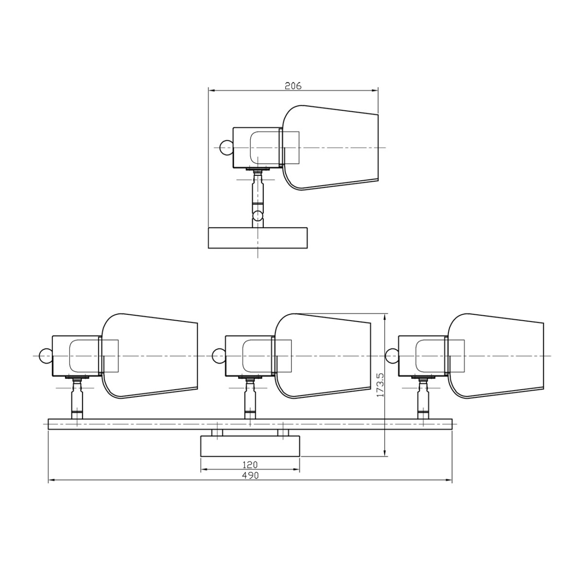 Escada 691/3P E14*40W Wood — изображение 6