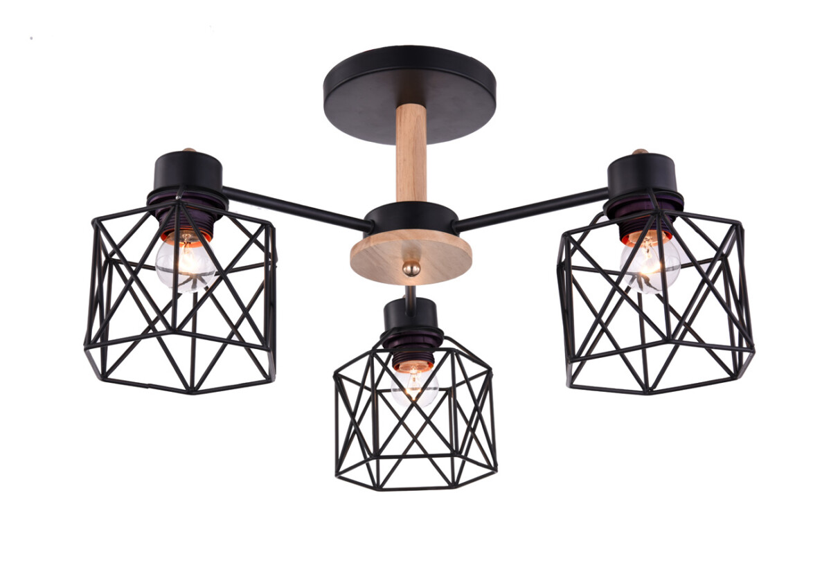 Escada 508/3PL E27*60W Black — изображение 1