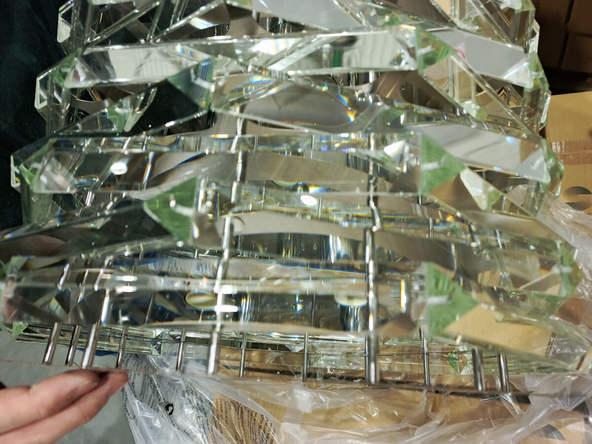 utsenka-SL6137.103.08 Светильник подвесной ST-Luce никель/прозрачный E14 8*40W STROZZI — изображение 4