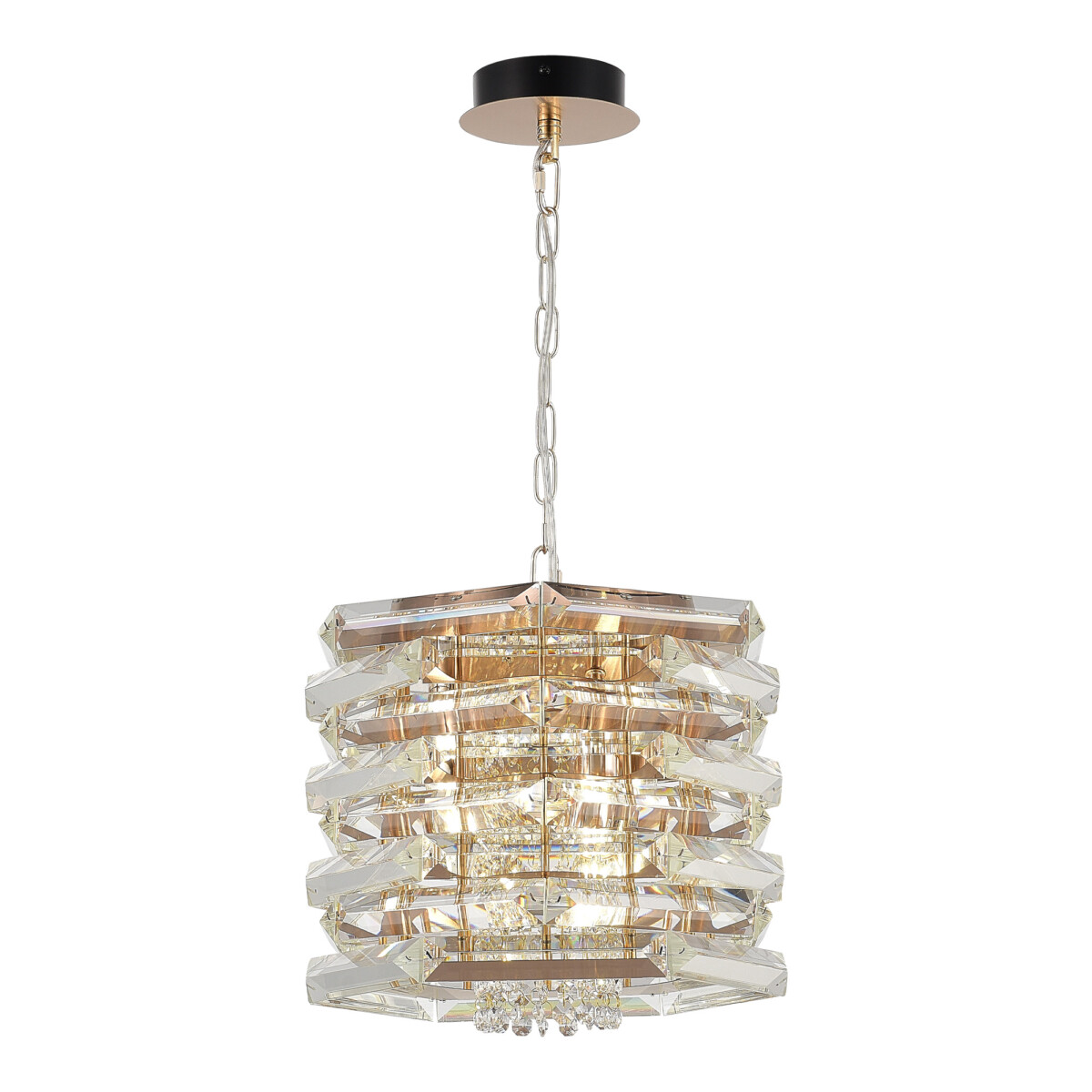 utsenka-SL6137.203.04 Светильник подвесной ST-Luce медь/прозрачный E14 4*40W STROZZI — изображение 1