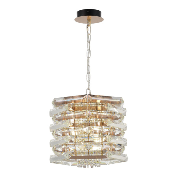 utsenka-SL6137.203.04 Светильник подвесной ST-Luce медь/прозрачный E14 4*40W STROZZI