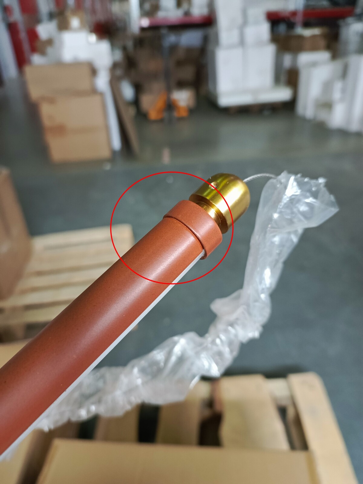 utsenka-SL6225.303.03 Светильник подвесной ST-Luce Латунь/Терракотовый, Белый LED 3*13W 3000K BRICK — изображение 3