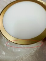 utsenka-SL6508.203.01 Светильник подвесной ST-Luce Матово Золотистый/Белый LED 1*60W 4000K RIO — изображение 4