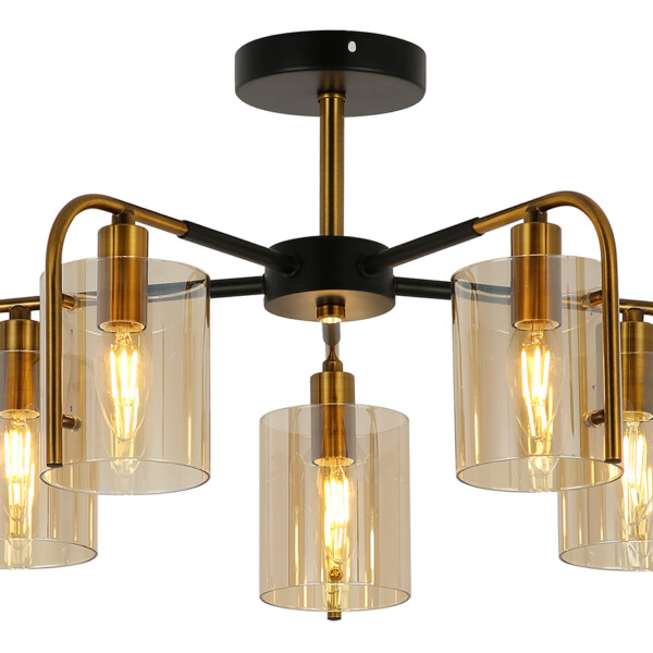 Escada 671/5P E14*40W Black/Gold