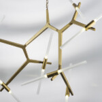 в наличии 742143 Люстра STRUTTURA 14х6W (led) G9 ЗОЛОТО МАТОВЫЙ - купить в интернет-магазине Светильники Торг