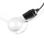 в наличии 805300 Люстра COLORE 1х8W (led) E27 АЛЮМИНИЙ/ПРОЗРАЧНЫЙ - купить в интернет-магазине Светильники Торг