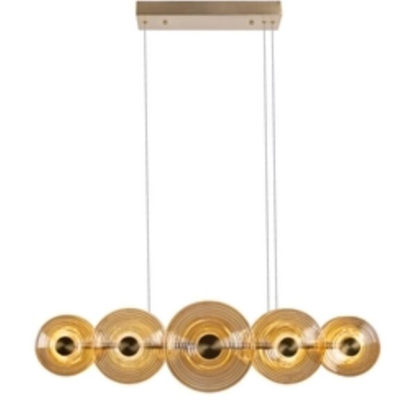 4571-10P, подвесная люстра, L1120xW220xH1500/1690, LEDx55W, 3800LM, 4000K, included