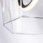 в наличии 796110 Люстра CARAMELLO LED 6W 130LM КОФЕЙНЫЙ/ПРОЗРАЧНЫЙ 3000K - купить в интернет-магазине Светильники Торг