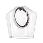 в наличии 796110 Люстра CARAMELLO LED 6W 130LM КОФЕЙНЫЙ/ПРОЗРАЧНЫЙ 3000K - купить в интернет-магазине Светильники Торг