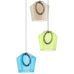 в наличии 796139 Люстра CARAMELLO LED 3х6W 330LM КОФЕЙНЫЙ/МУЛЬТИКОЛОР 3000K - купить в интернет-магазине Светильники Торг