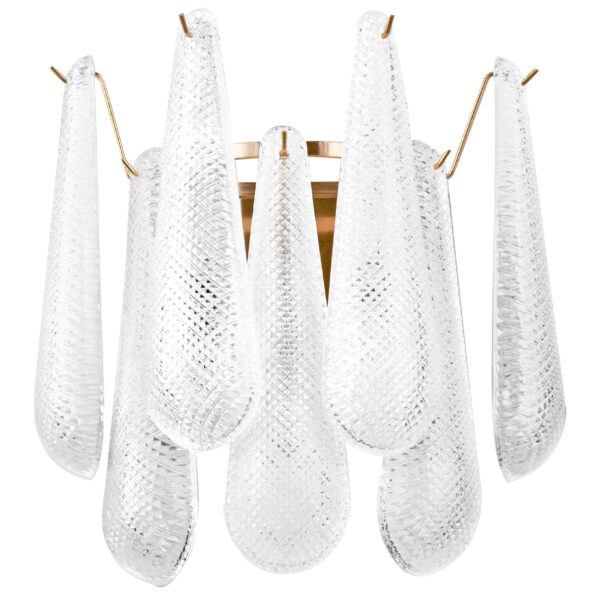 799622 Бра RETRO II 2х6W(led) E14 ЗОЛОТО/ПРОЗРАЧНЫЙ