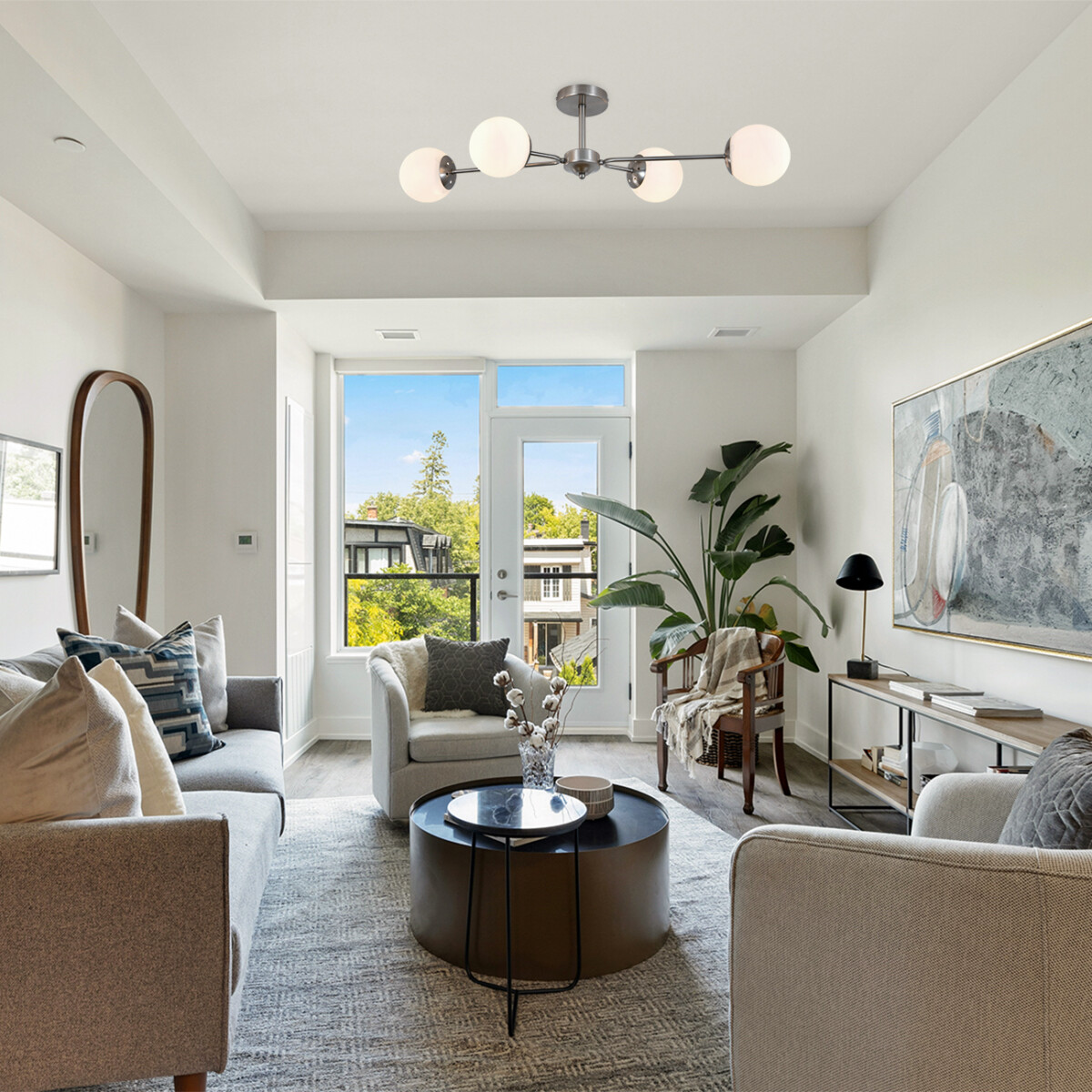 150008/4R E27*60W Satin nickel — изображение 4