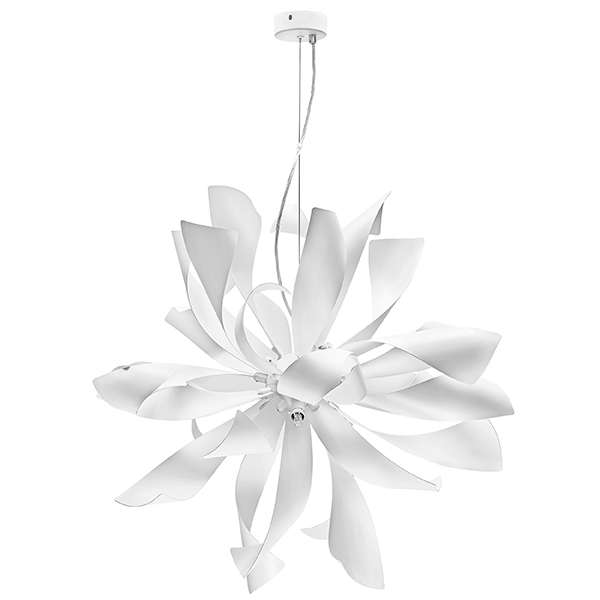 в наличии 754266 Люстра подв TURBIO 6х6W (led) G9 БЕЛЫЙ МАТОВЫЙ - купить в интернет-магазине Светильники Торг