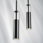 в наличии 756017 Люстра CILINO 1х40W GU10 ЧЕРНЫЙ - купить в интернет-магазине Светильники Торг