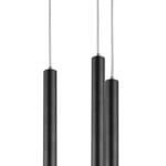 в наличии L5T747247 Люстра TUBO LED 25W 1600LM 25G ЧЕРНЫЙ 4000K (574727+747247 (5шт) - купить в интернет-магазине Светильники Торг