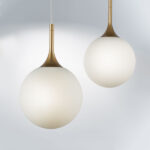 813022 Подвес GLOBO 1х40W E14 золото/белый — изображение 6