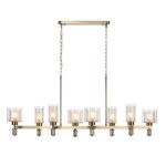 5088/8A CLASSIC ODL25 635 античная бронза/стекло Люстра E14 8*40W SAGA — изображение 3