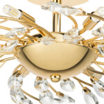 в наличии 791182 Люстра потолочная ISABELLE 8х40W G9 ЗОЛОТО - купить в интернет-магазине Светильники Торг