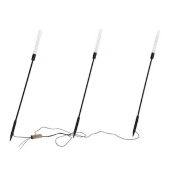 3118-3T, уличный светильник, D25xH860, 3xLEDx2W, 210LM, 3000K, IP55, included