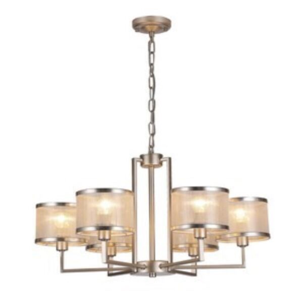 2487-6P, люстра, D660xH330/830, 6xE14x40W, excluded