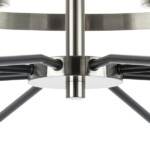 в наличии 723085 Люстра FLUME 8х40W E14 ЧЕРНЫЙ МАТОВЫЙ/НИКЕЛЬ - купить в интернет-магазине Светильники Торг