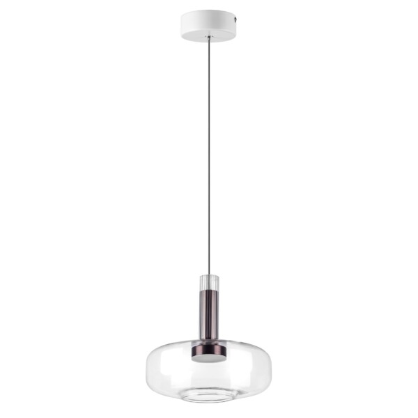 в наличии 792110 Люстра DISCO 6W LED 300LM 120G БЕЛЫЙ/ПРОЗРАЧНЫЙ 3000K - купить в интернет-магазине Светильники Торг