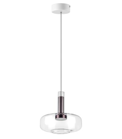 в наличии 792110 Люстра DISCO 6W LED 300LM 120G БЕЛЫЙ/ПРОЗРАЧНЫЙ 3000K - купить в интернет-магазине Светильники Торг