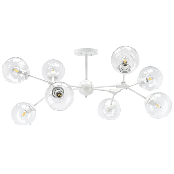 в наличии 785086 Люстра BETA 8x40W E27 БЕЛЫЙ - купить в интернет-магазине Светильники Торг