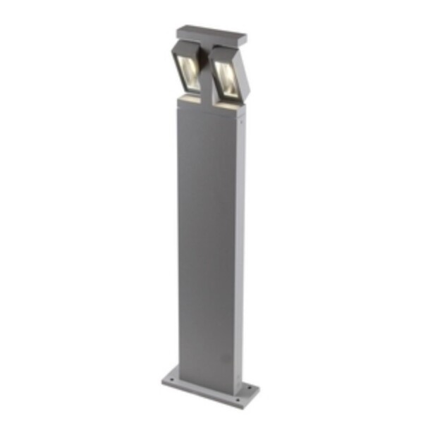 3032-2T, уличный светильник, L150xW60xH800, 2xLEDx7W, 600LM, 4000K, IP44, included